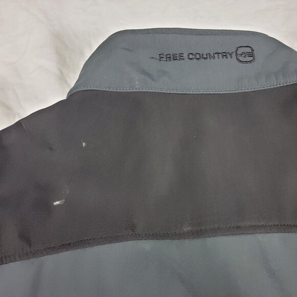 Free Country Mens 3XL Black Gray Full Zip Jacket Winter Warm Casual Outdoors - Picture 8 of 13